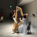 ハープ演奏の様子
